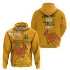 Personalised Matildas Australia Day Zip Hoodie Proud To Be Tillies Gold Version
