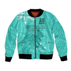Personalised Matildas Australia Day Bomber Jacket Proud To Be Tillies Turquoise Version