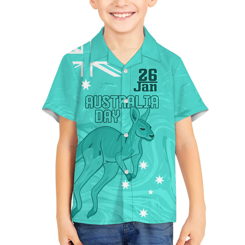 Personalised Matildas Australia Day Hawaiian Shirt Proud To Be Tillies Turquoise Version