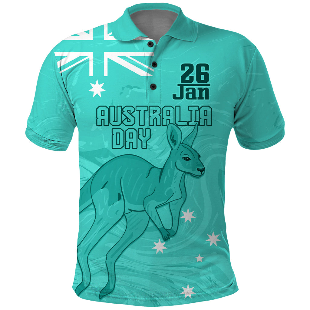 Personalised Matildas Australia Day Polo Shirt Proud To Be Tillies Turquoise Version