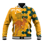 Custom Australia Day Soccer Socceroos Baseball Jacket We Are One And Free