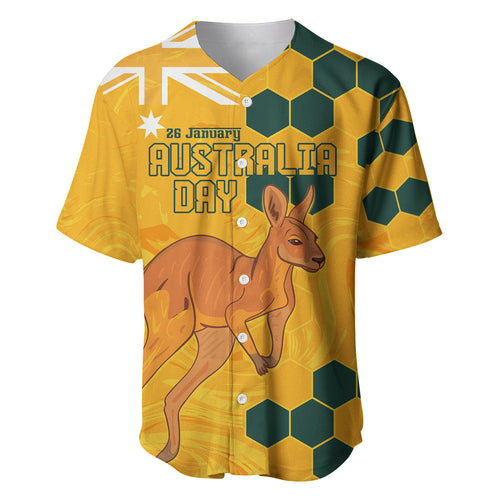 Custom Australia Day Soccer Socceroos Baseball Jersey We Are One And Free