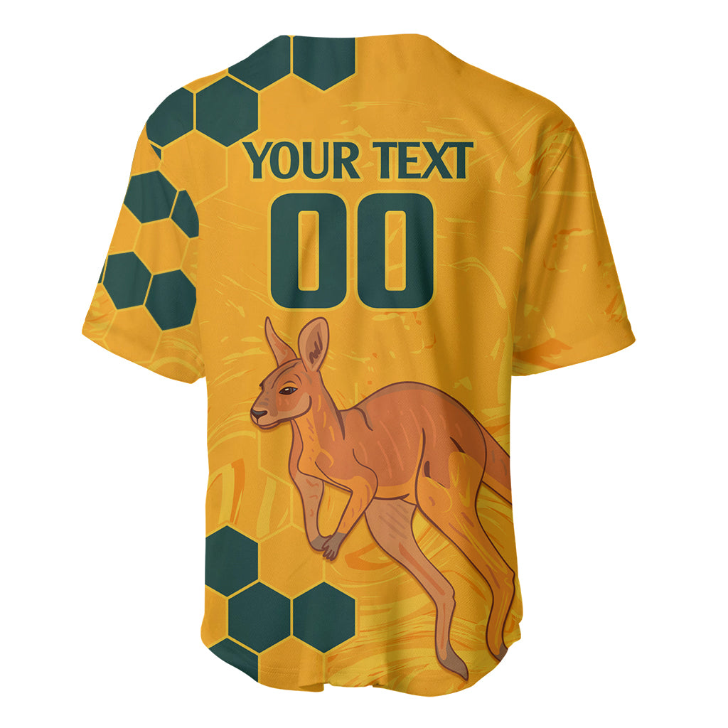 Custom Australia Day Soccer Socceroos Baseball Jersey We Are One And Free