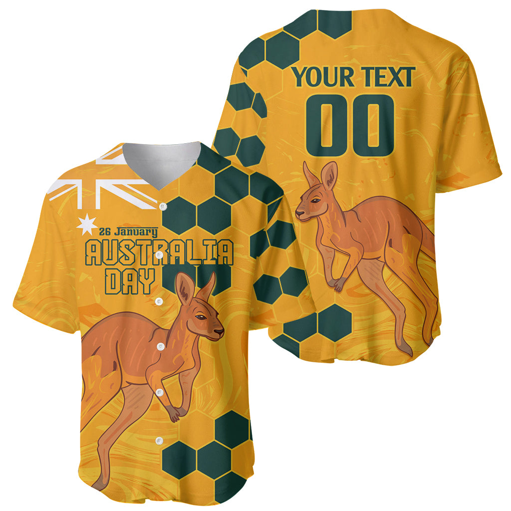 Custom Australia Day Soccer Socceroos Baseball Jersey We Are One And Free