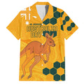 Custom Australia Day Soccer Socceroos Hawaiian Shirt We Are One And Free