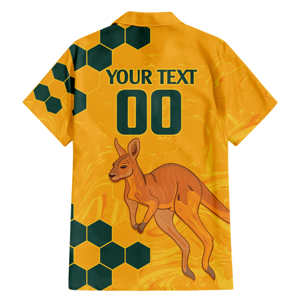Custom Australia Day Soccer Socceroos Hawaiian Shirt We Are One And Free