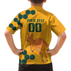 Custom Australia Day Soccer Socceroos Hawaiian Shirt We Are One And Free