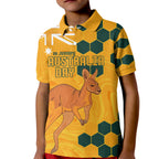 Custom Australia Day Soccer Socceroos Kid Polo Shirt We Are One And Free