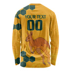 Custom Australia Day Soccer Socceroos Long Sleeve Shirt We Are One And Free