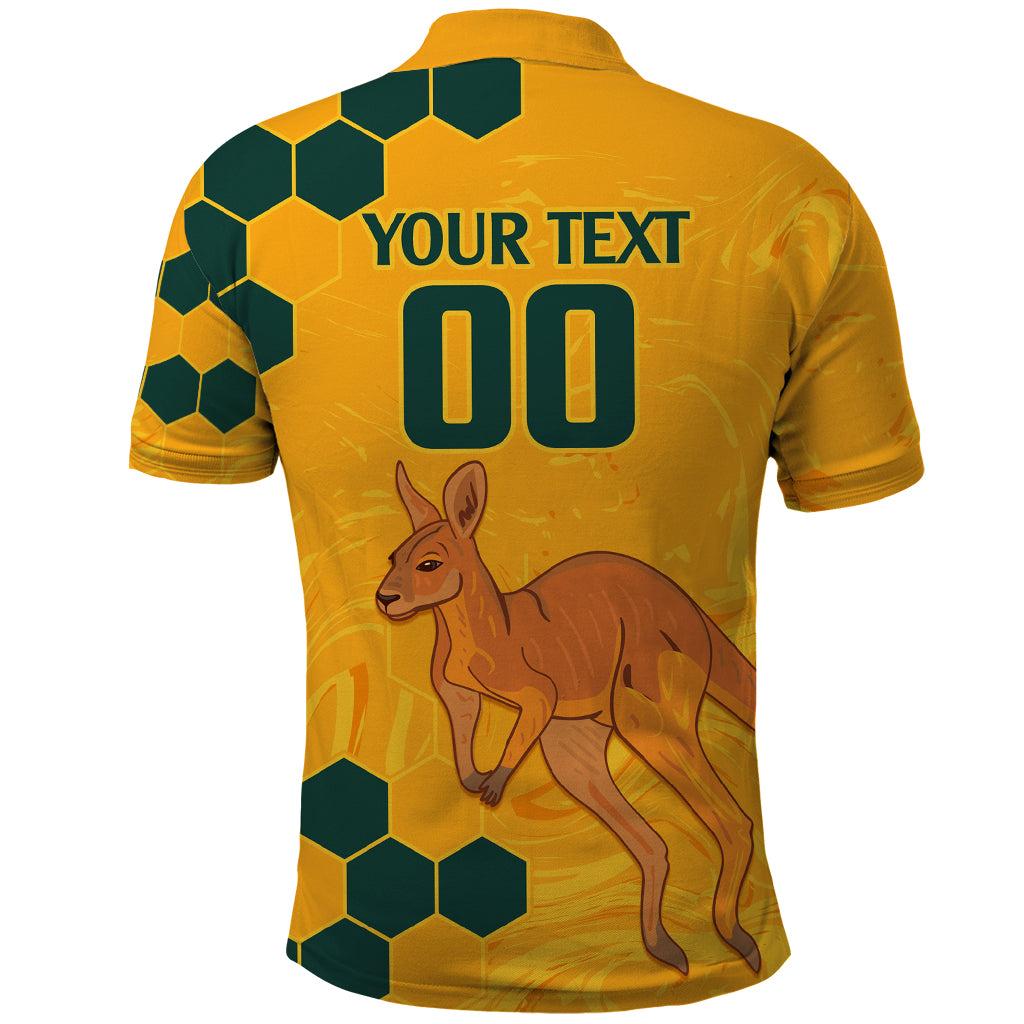 Custom Australia Day Soccer Socceroos Polo Shirt We Are One And Free