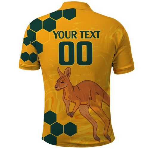 Custom Australia Day Soccer Socceroos Polo Shirt We Are One And Free