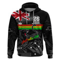 Personalised NRL Panthers Australia Day Hoodie Proud Of Our Boys Black