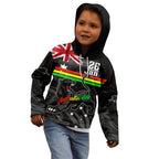Personalised NRL Panthers Australia Day Kid Hoodie Proud Of Our Boys Black