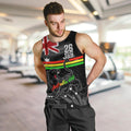 Personalised NRL Panthers Australia Day Men Tank Top Proud Of Our Boys Black