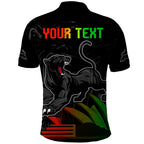 Personalised NRL Panthers Australia Day Polo Shirt Proud Of Our Boys Black