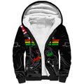 Personalised NRL Panthers Australia Day Sherpa Hoodie Proud Of Our Boys Black
