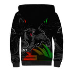 Personalised NRL Panthers Australia Day Sherpa Hoodie Proud Of Our Boys Black