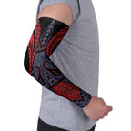 Custom New Zealand Arm Sleeves Maori Kiwiana Pattern Tukutuku Motif