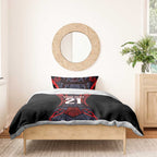 Custom New Zealand Bedding Set Maori Kiwiana Pattern Tukutuku Motif