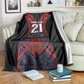 Custom New Zealand Blanket Maori Kiwiana Pattern Tukutuku Motif