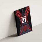 Custom New Zealand Canvas Wall Art Maori Kiwiana Pattern Tukutuku Motif