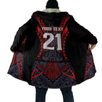 Custom New Zealand Cloak Maori Kiwiana Pattern Tukutuku Motif