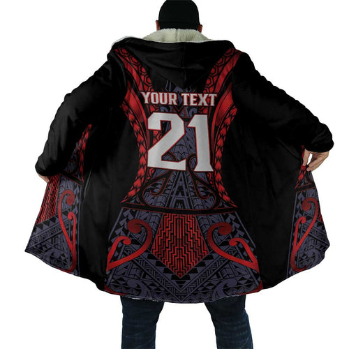 Custom New Zealand Cloak Maori Kiwiana Pattern Tukutuku Motif