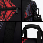 Custom New Zealand Duffle Bag Maori Kiwiana Pattern Tukutuku Motif