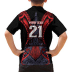Custom New Zealand Family Matching Long Sleeve Bodycon Dress and Hawaiian Shirt Maori Kiwiana Pattern Tukutuku Motif