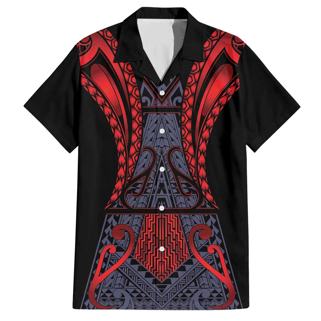 Custom New Zealand Hawaiian Shirt Maori Kiwiana Pattern Tukutuku Motif