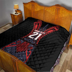 Custom New Zealand Quilt Maori Kiwiana Pattern Tukutuku Motif