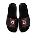 Custom New Zealand Slide Sandals Maori Kiwiana Pattern Tukutuku Motif