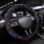 New Zealand Steering Wheel Cover Maori Kiwiana Pattern Tukutuku Motif