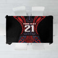 Custom New Zealand Tablecloth Maori Kiwiana Pattern Tukutuku Motif