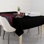 Custom New Zealand Tablecloth Maori Kiwiana Pattern Tukutuku Motif