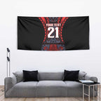 Custom New Zealand Tapestry Maori Kiwiana Pattern Tukutuku Motif