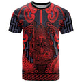 Custom New Zealand Taiaha Maori T Shirt Whero Minimalist Silver Fern Tukutuku Motif