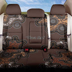 Personalised Aboriginal Art Kangaroo Symbol Back Car Seat Cover
