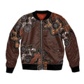 Personalised Aboriginal Art Kangaroo Symbol Bomber Jacket