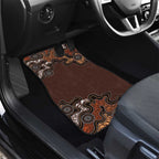 Personalised Aboriginal Art Kangaroo Symbol Car Mats