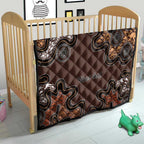 Personalised Aboriginal Art Kangaroo Symbol Quilt
