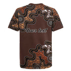Personalised Aboriginal Art Kangaroo Symbol Rugby Jersey