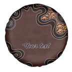 Personalised Aboriginal Art Kangaroo Symbol Spare Tire Cover