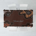 Personalised Aboriginal Art Kangaroo Symbol Tablecloth
