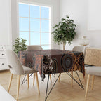 Personalised Aboriginal Art Kangaroo Symbol Tablecloth