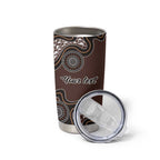 Personalised Aboriginal Art Kangaroo Symbol Tumbler Cup
