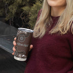 Personalised Aboriginal Art Kangaroo Symbol Tumbler Cup