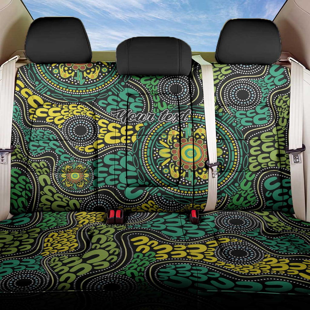Personalised Aboriginal Art People Symbol Back Car Seat Cover