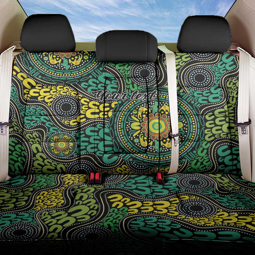 Personalised Aboriginal Art People Symbol Back Car Seat Cover