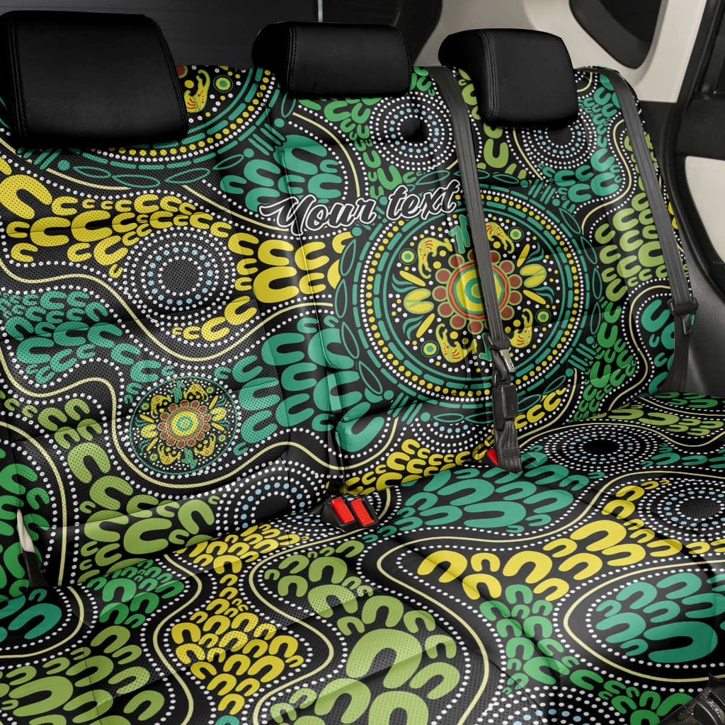 Personalised Aboriginal Art People Symbol Back Car Seat Cover